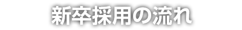 新卒採用の流れ